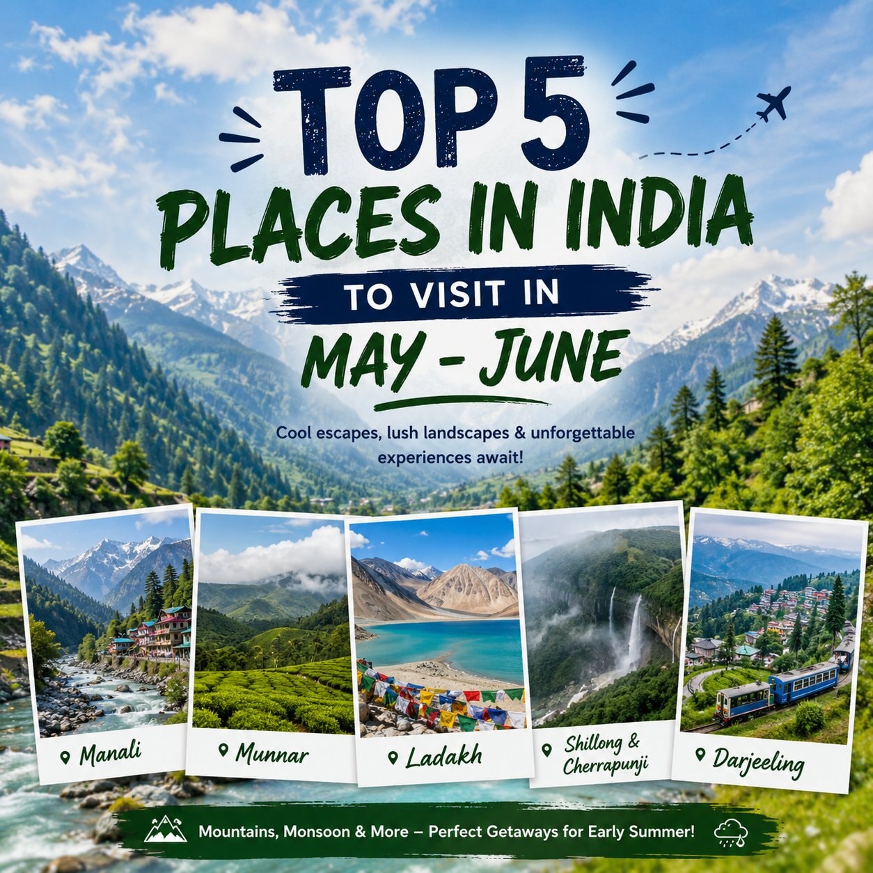 Top 5 Places in India to Visit in May - June – Slimjim Online