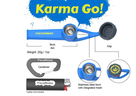Buy PieceMaker - Karma Go dry pipe | Slimjim India