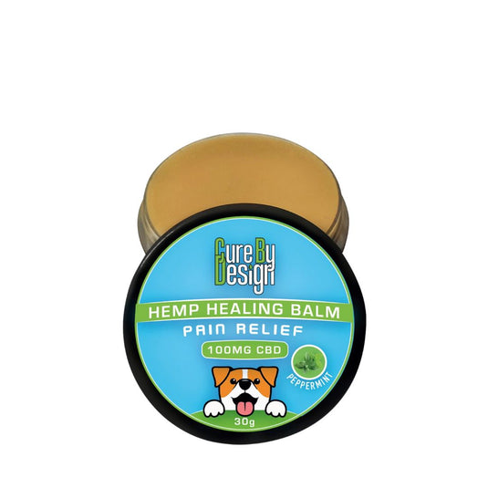 Buy Cure By Design - Hemp Healing Balm Pain Relief (100mg CBD) | Slimjim India