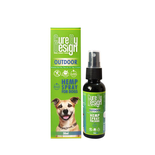 Buy Cure By Design - Hemp Spray for Dogs (Outdoor) Pet Fragrances & Deodorizing Sprays | Slimjim India