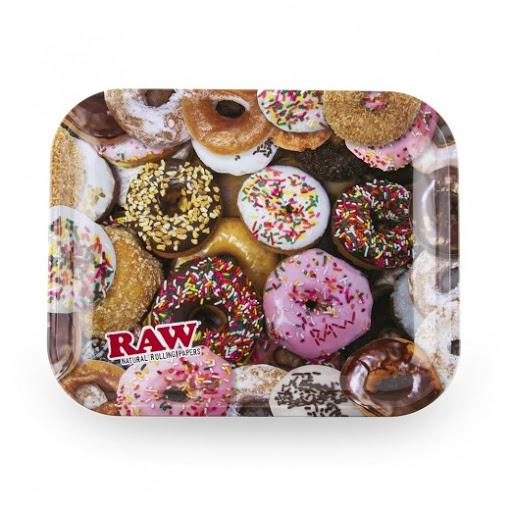 RAW Donut Metal Rolling Tray Rolling Tray RAW Large