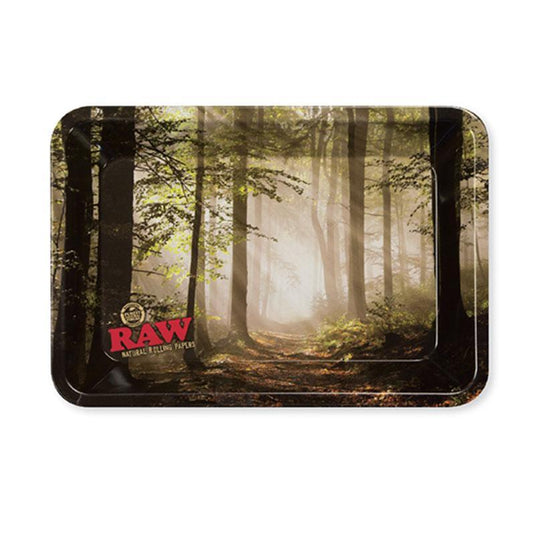 RAW Forest Metal Rolling Tray Rolling Tray RAW Mini