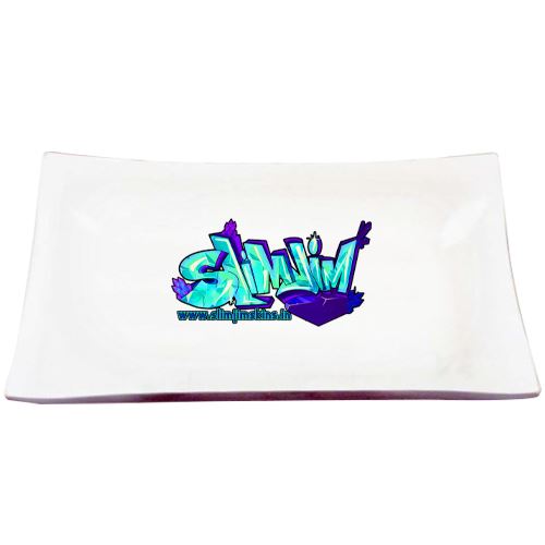Slimjim Glass Rolling Tray Rolling Tray Slimjim