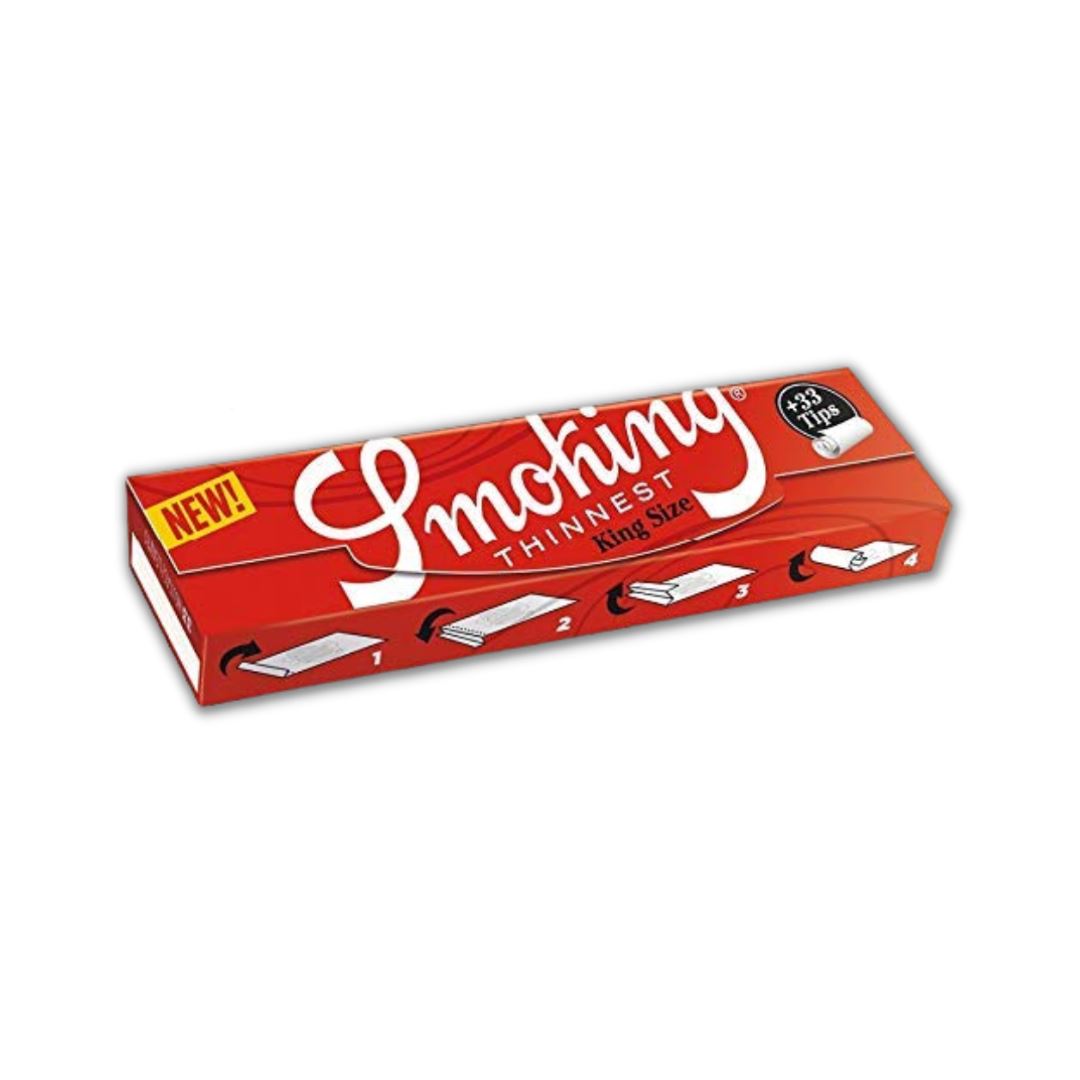 Smoking Thinnest Double Window Blättchen, 120 Hauchdünne Papers Pro H 5 Boxen 125 Heftchen