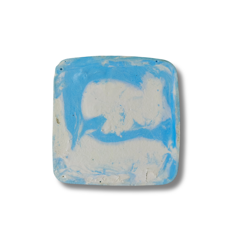 Load image into Gallery viewer, EXHIBIT A - Blue Square Ashtray
