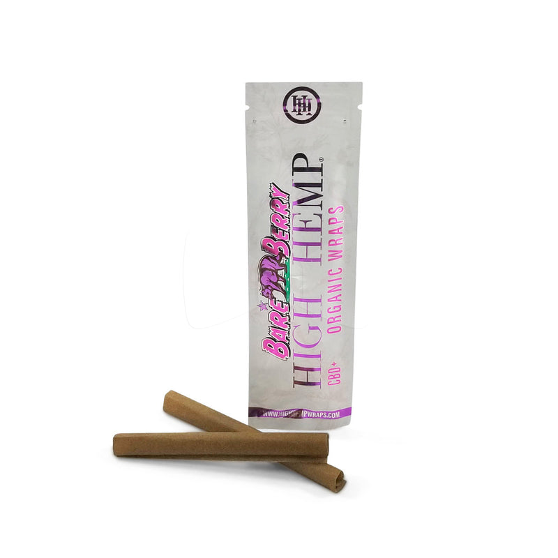 Load image into Gallery viewer, High Hemp - Organic Wraps (Bare Berry) (Pack of 2 Wraps + Tips)
