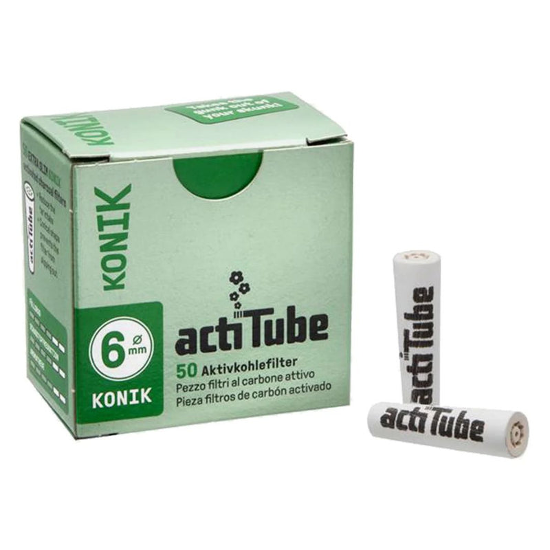 Load image into Gallery viewer, Buy Acti Tube Konik – Slim Filters Cotton Filters Pack of 50 | Slimjim India
