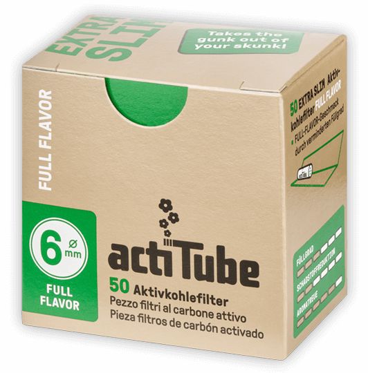 Load image into Gallery viewer, Buy Acti Tube Slim (Box of 50) Cotton Filters 6MM | Slimjim India
