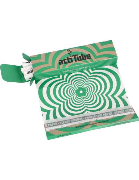 Buy ActiTube Superkombo Extra Slim 6MM Charcoal Filters + Rolling Papers Activated Charcoal Filters | Slimjim India