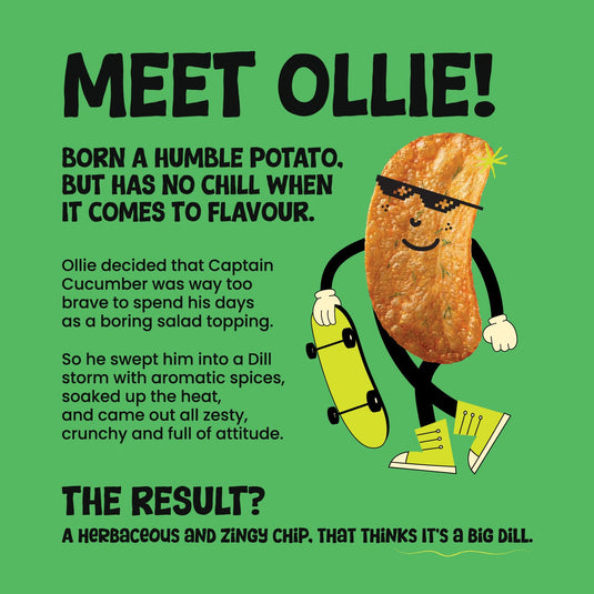 Buy Atom Eats - Dill Pickle Potato Chips 60g each (Pack of 2) Snacks | Slimjim India