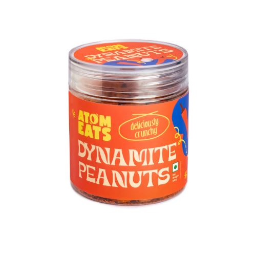 Buy Atom Eats - Dynamite Peanuts (60g) (Jar of 2) Snacks | Slimjim India