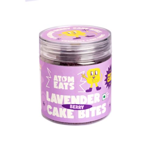 Buy Atom Eats - Lavender Berry Cake Bites (60g) (Jar of 2) Snacks | Slimjim India