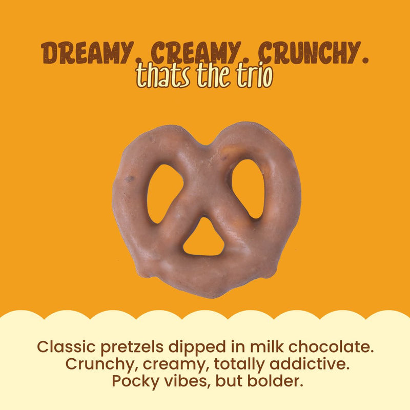 Load image into Gallery viewer, Buy Atom Eats - Milk Chocolate Pretzels 30g each (Pack of 2) Snacks | Slimjim India
