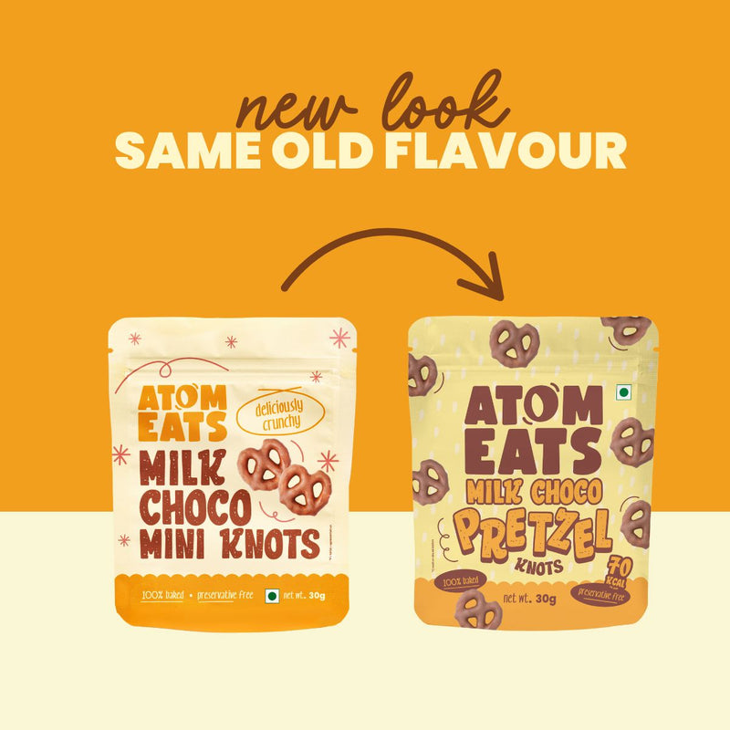 Load image into Gallery viewer, Buy Atom Eats - Milk Chocolate Pretzels 30g each (Pack of 2) Snacks | Slimjim India
