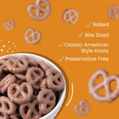 Buy Atom Eats - Milk Chocolate Pretzels (30g) (Pack of 2) Snacks | Slimjim India