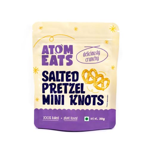 Load image into Gallery viewer, Buy Atom Eats | Salted Pretzel Mini Knots (30g) Snacks | Slimjim India
