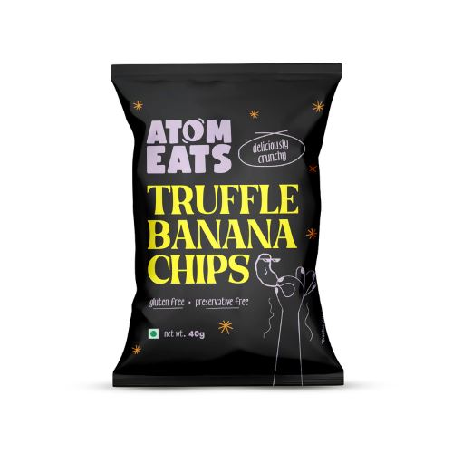 Load image into Gallery viewer, Buy Atom Eats - Truffle Banana Chips (40g) (Pack of 2) Snacks | Slimjim India
