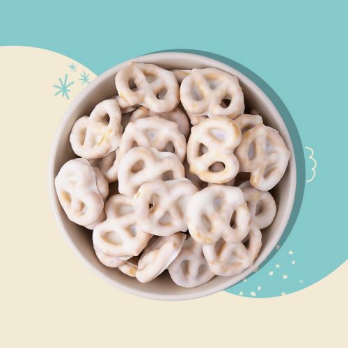 Load image into Gallery viewer, Buy Atom Eats - White Chocolate Pretzels (30g) (Pack of 2) Snacks | Slimjim India
