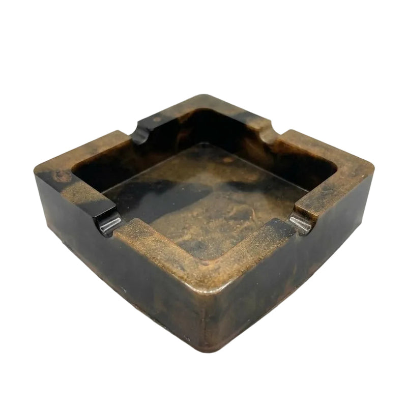 Load image into Gallery viewer, Buy BK - Black &amp; Bronze Marble Ashtray &amp; Mixing Bowl (Combo) Ashtray | Slimjim India
