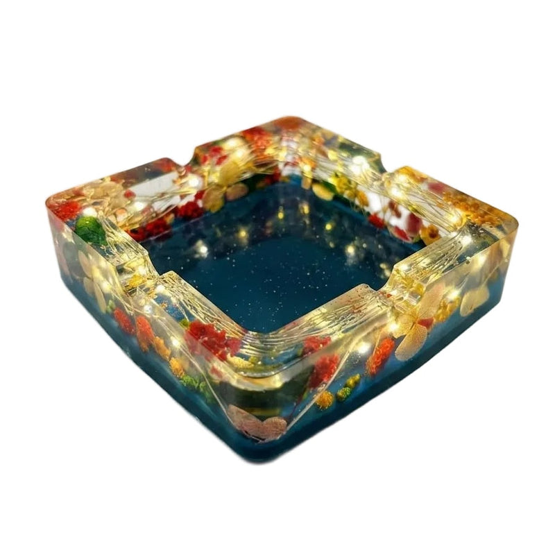 Load image into Gallery viewer, Buy BK - Midnight Floral LED Ashtray Ashtray | Slimjim India
