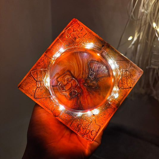 Buy BK - Sunset Glow Resin LED Ashtray Ashtray | Slimjim India