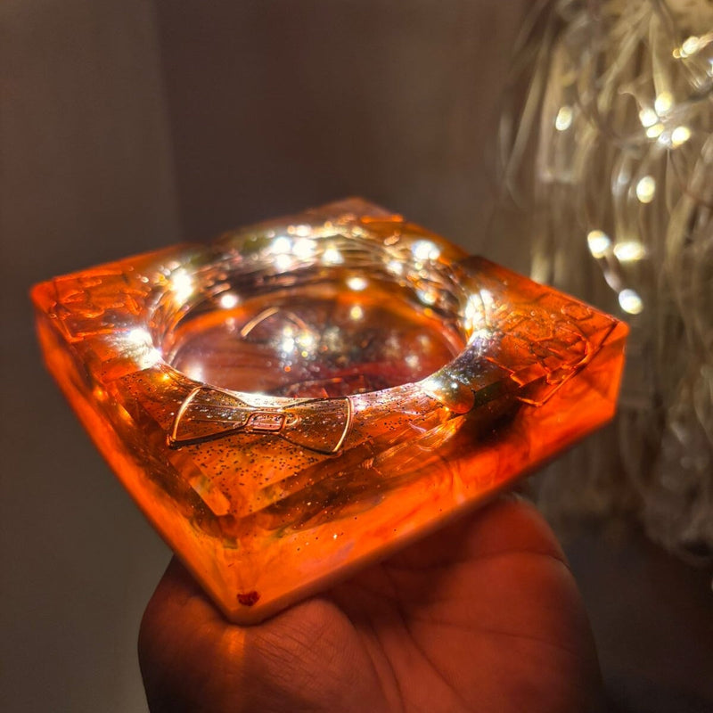 Load image into Gallery viewer, Buy BK - Sunset Glow Resin LED Ashtray Ashtray | Slimjim India
