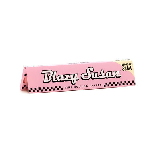 Buy Blazy Susan - King Size Slim Rolling Papers (Pink) King Size Skins | Slimjim India