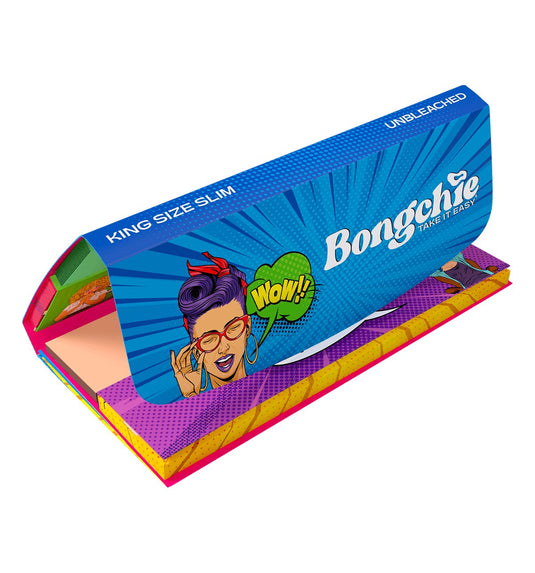 Buy Bongchie - Double Unbleached (Papers + Tips + Tray) Rolling Paper | Slimjim India
