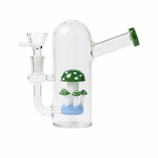 Buy Bongchie - Magic Mushroom Glass Bong (Medium) Bong Green | Slimjim India