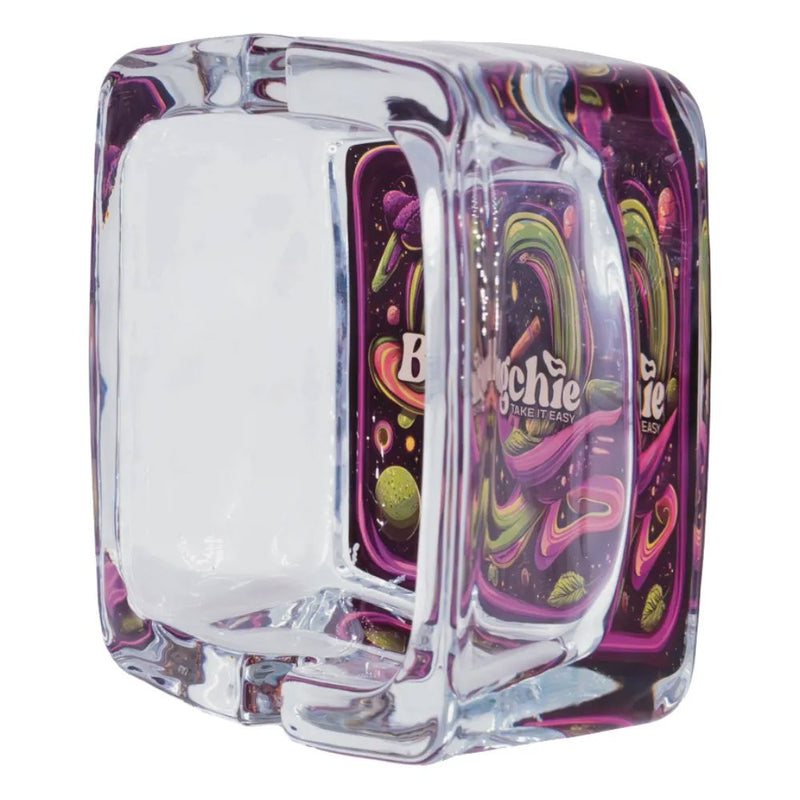 Load image into Gallery viewer, Buy Bongchie - Nebula Square Glass Ashtray Ashtray | Slimjim India
