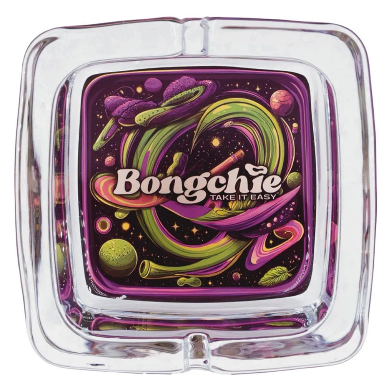 Load image into Gallery viewer, Buy Bongchie - Nebula Square Glass Ashtray Ashtray | Slimjim India
