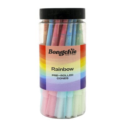 Buy Bongchie - Perfect Roll Rainbow Jar (King Size Cones) Pre Rolled Cones | Slimjim India