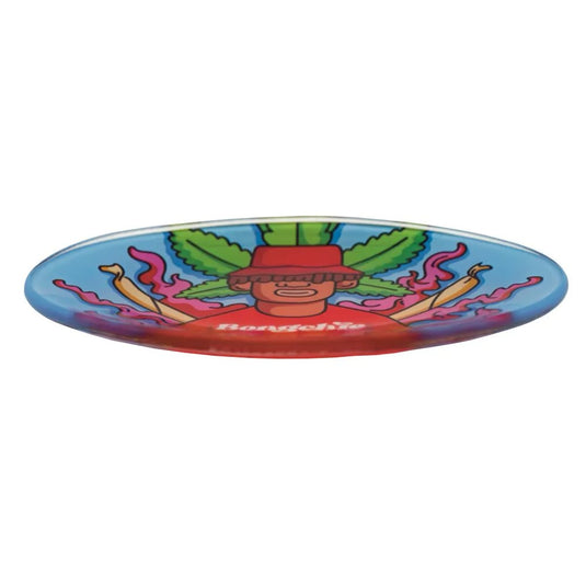 Buy Bongchie - Toke Daddy Oval Glass Mixing Tray Rolling Tray | Slimjim India