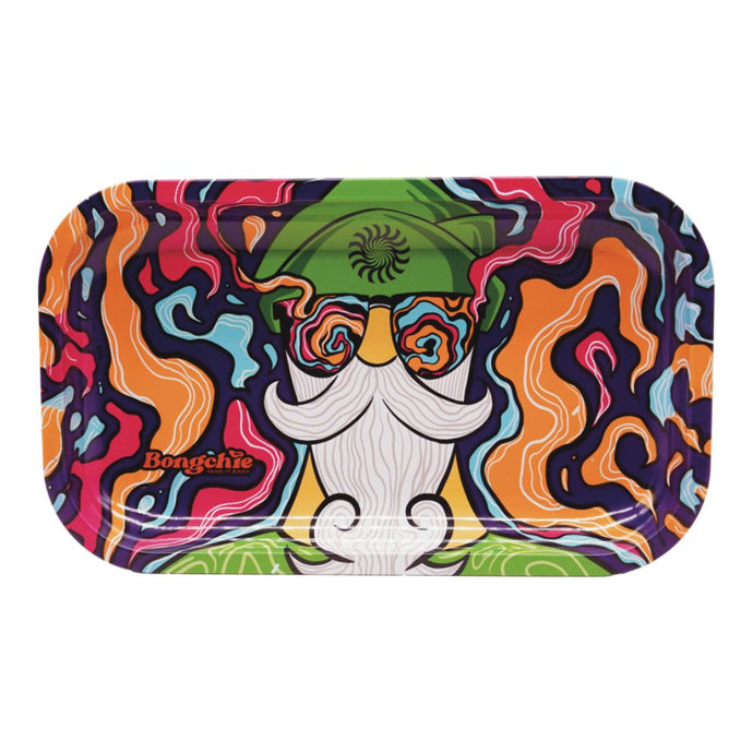 Buy Bongchie - Trippy Baba Metal Rolling Tray (Big) Rolling Tray | Slimjim India