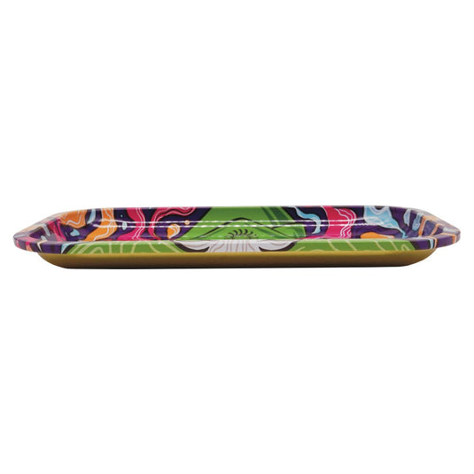 Buy Bongchie - Trippy Baba Metal Rolling Tray (Big) Rolling Tray | Slimjim India