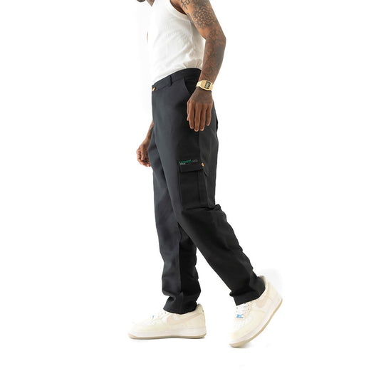 Buy Cannabie - Cargo Straight Fit Pants Black Cargo Straight Fit Pants | Slimjim India