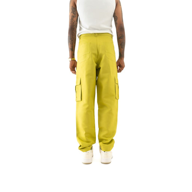 Load image into Gallery viewer, Buy Cannabie - Cargo Straight Fit Pants Green Cargo Straight Fit Pants | Slimjim India
