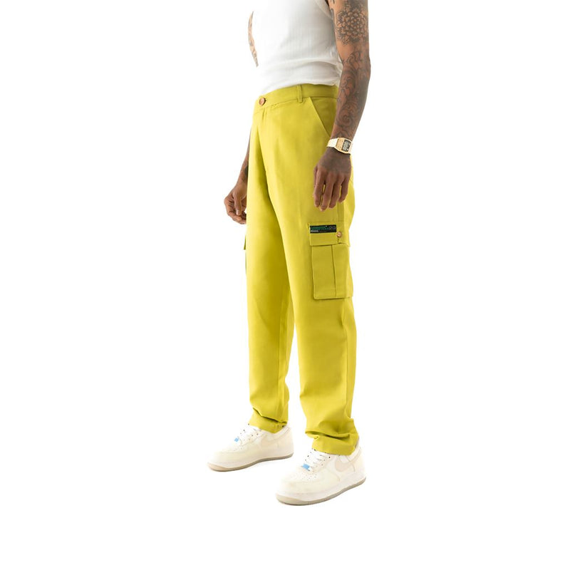 Load image into Gallery viewer, Buy Cannabie - Cargo Straight Fit Pants Green Cargo Straight Fit Pants | Slimjim India
