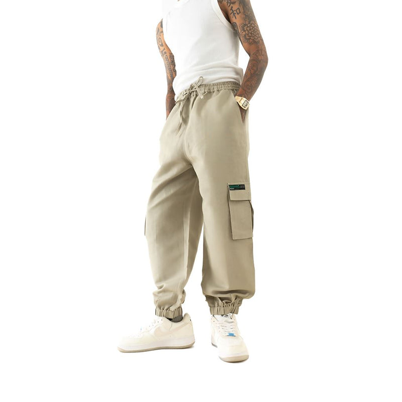 Load image into Gallery viewer, Buy Cannabie - Cargo Utility Joggers Grey Joggers | Slimjim India
