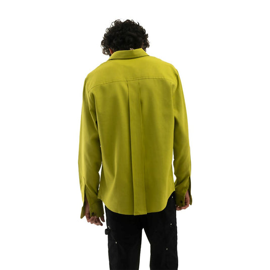 Buy Cannabie - Full sleeves Hemp solid shirt green Full sleeves solid shirt | Slimjim India