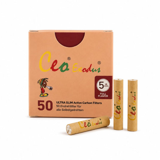 Buy Ceo Exodus - Ultra Slim Carbon Filters (5MM) (Pack of 50) Activated Charcoal Filters | Slimjim India