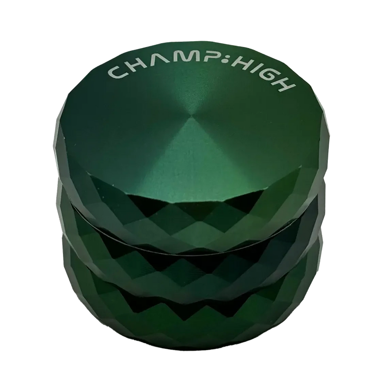 Load image into Gallery viewer, Buy Champ High - Duo-Color Metal Grinder (4 Parts) (53mm) Grinder Green &amp; Black | Slimjim India
