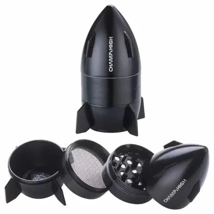 Buy Champ High - Mini Spaceship Metal Grinder (4 Parts) (50mm) Grinder | Slimjim India