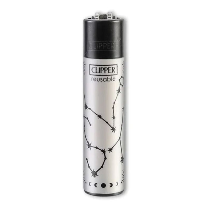 Buy Clipper - Lighter (Constellation Faith) Lighter Black & White | Slimjim India