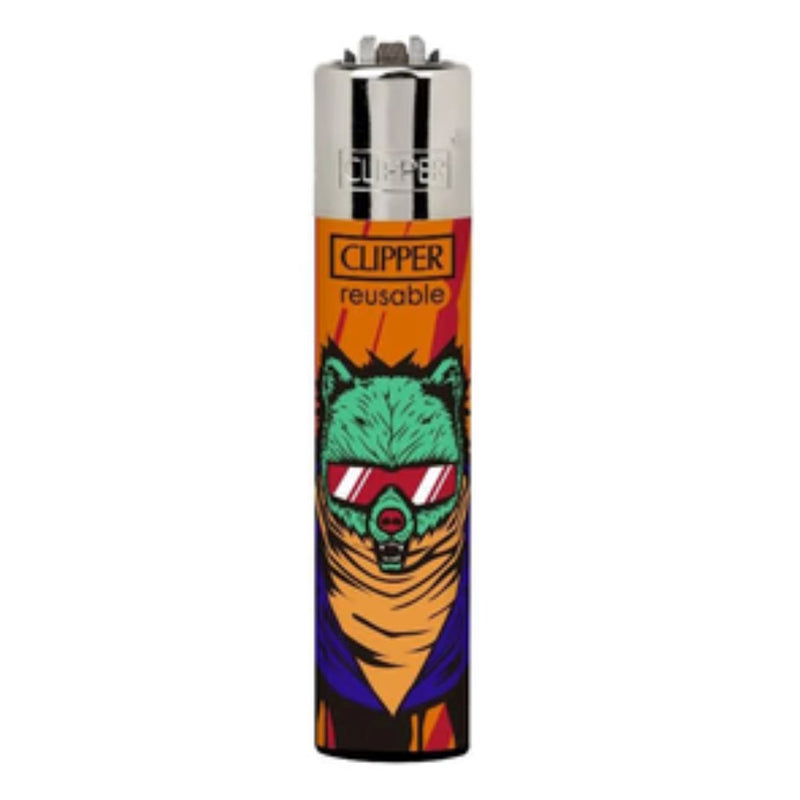 Load image into Gallery viewer, Buy Clipper - Lighter (Cyberpunk Animals) Lighter Bear | Slimjim India
