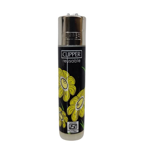 Buy Clipper - Lighter (Flowers) Lighter Black | Slimjim India