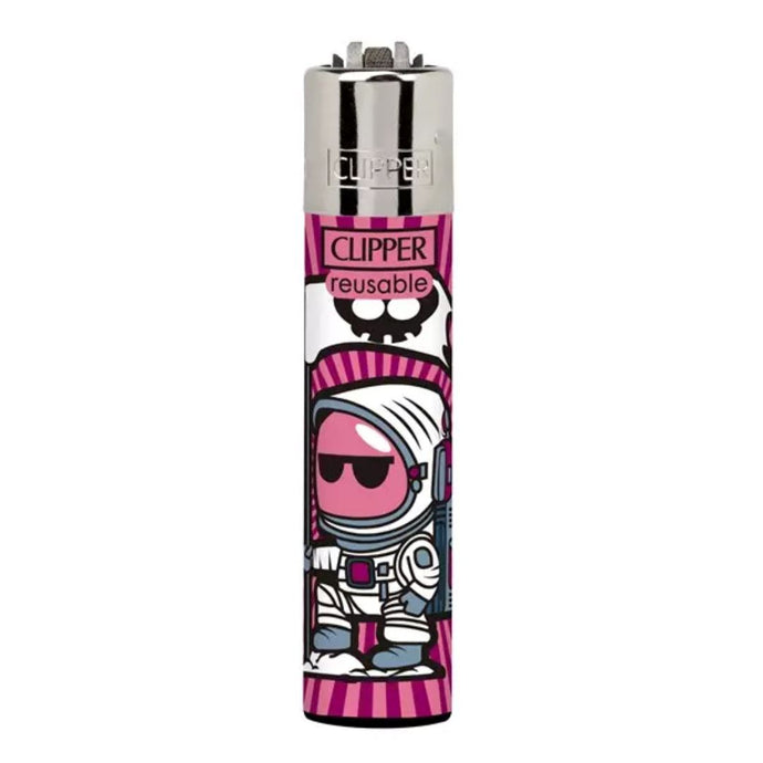 Buy Clipper - Lighter (Funny Astronauts) Lighter Pink | Slimjim India