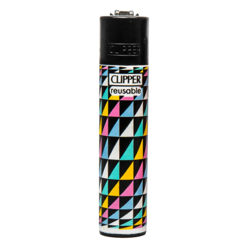 Load image into Gallery viewer, Buy Clipper - Lighter (Geometric) Lighter Black | Slimjim India
