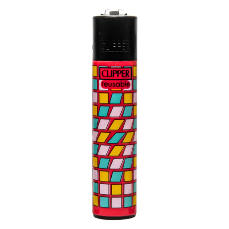 Load image into Gallery viewer, Buy Clipper - Lighter (Geometric) Lighter Red | Slimjim India
