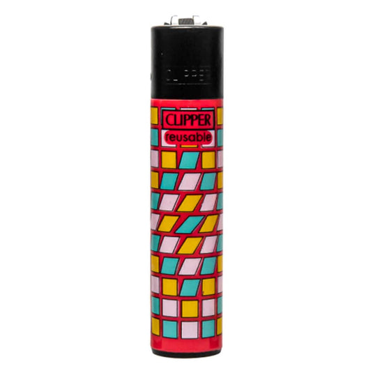 Buy Clipper - Lighter (Geometric) Lighter Red | Slimjim India